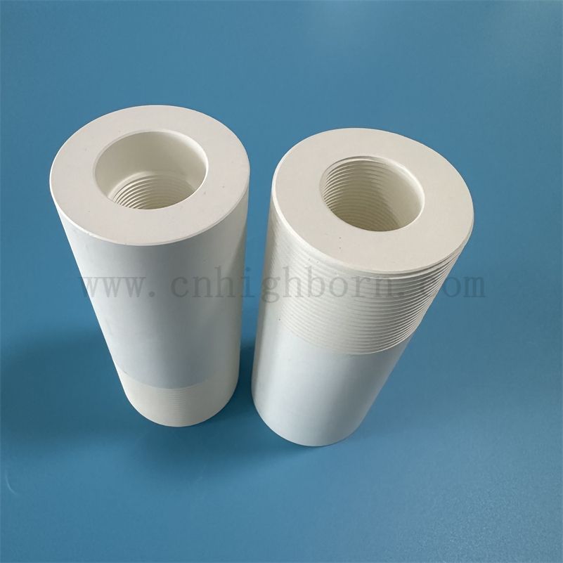 Индивидуальные горячие прессованные шестиугольные BN Bn Nitride Ceramic Contructural Parts BN Трубная нить