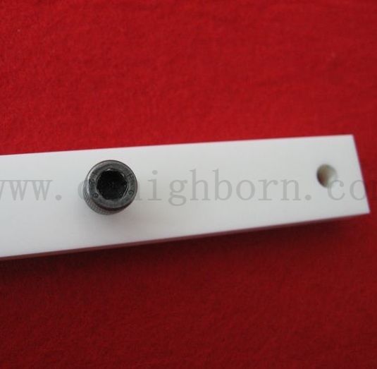 Высокая износостойкая циркониея Zro2 Керамическая канавка для свинцовых стержней Линейный гид