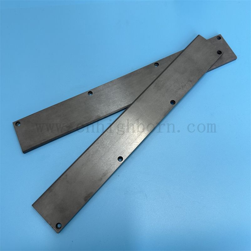 Реакция спекания RBSIC SSIC Силиконовый кремниевый кремовый керамический керамическая пластина/лист с отверстиями