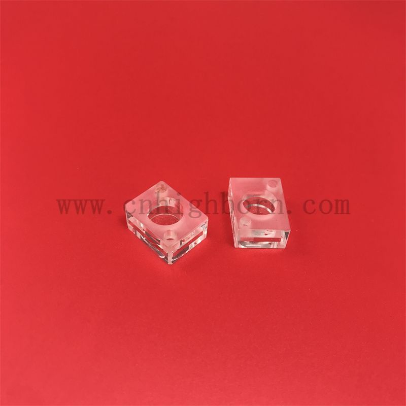 Лабораторные исследования Quartz Instruments Полумикрометровый флуорометр УФ-кварцевый стеклянный кювета