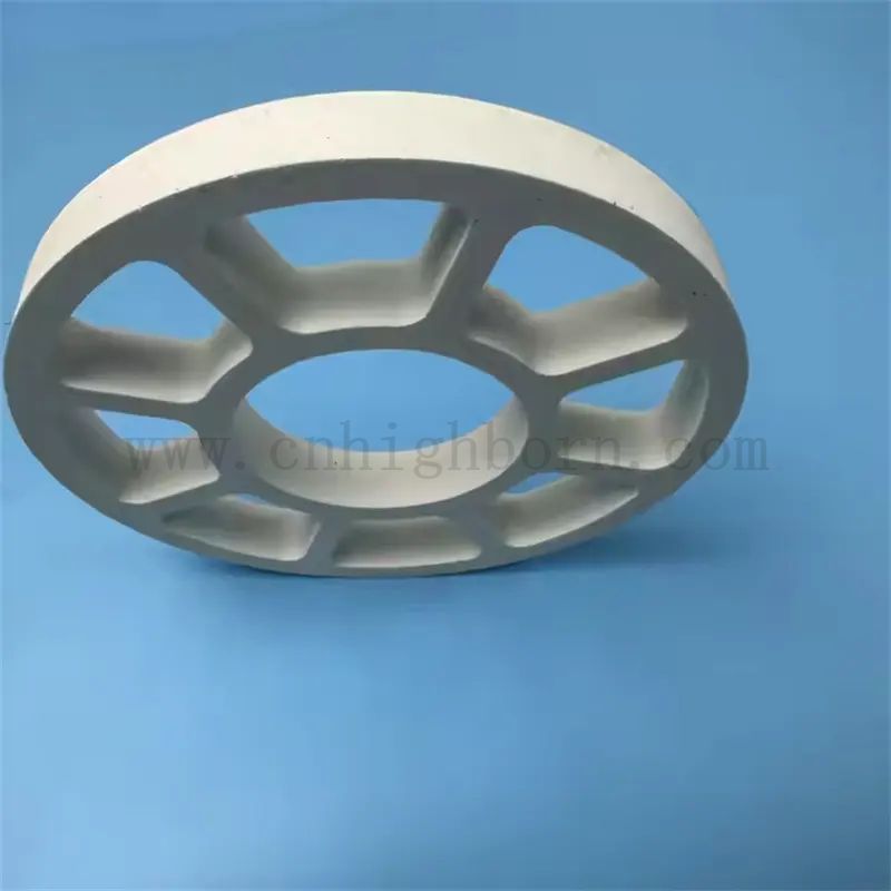 Рефрактерные белые кордиеритовые детали керамическое кольцо для печи