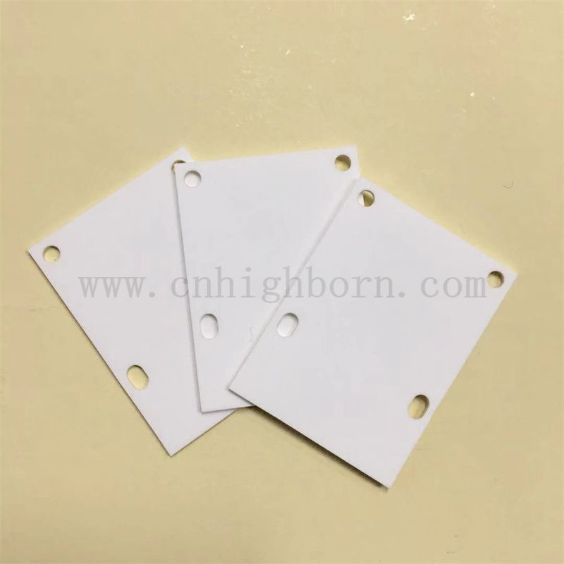 Индивидуальная 95% 96% Al2O3 Керамический изолирующий подложенный лист AL2O3