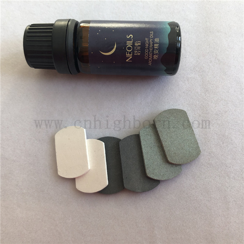 Настраиваемая пористость Пористая керамическая пластина ароматизированная часть для улетучения духов