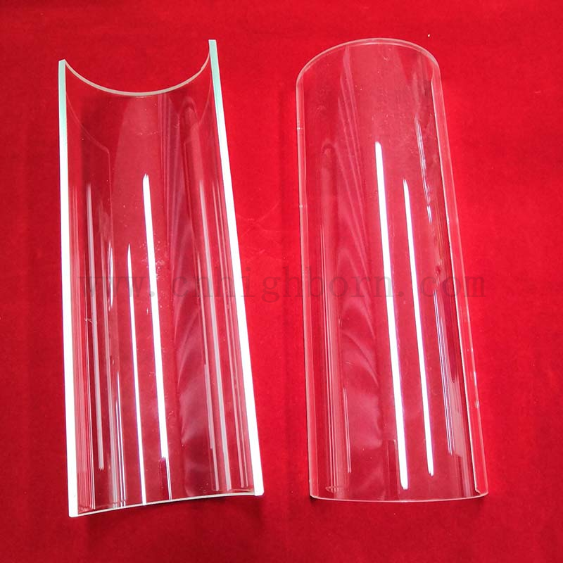 Сопротивление высокотемпературной дуги кварцевой стеклянной панели кварцевой половина трубки