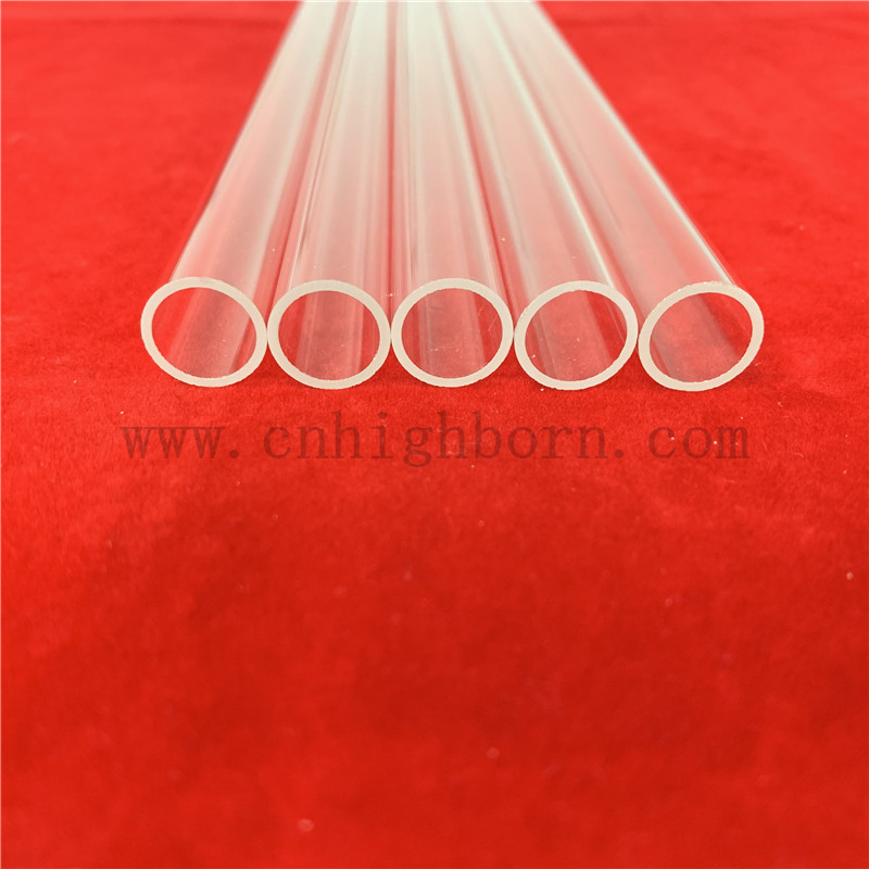 Прозрачный размер прозрачного размера Quartz Стеклянные стеклянные трубки