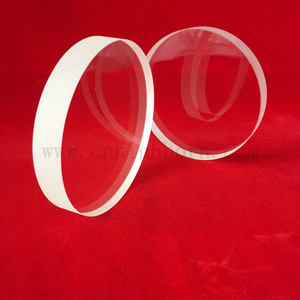 Высокая точность 20 мм смотровое стекло прозрачный круглый диск из кварцевого стекла