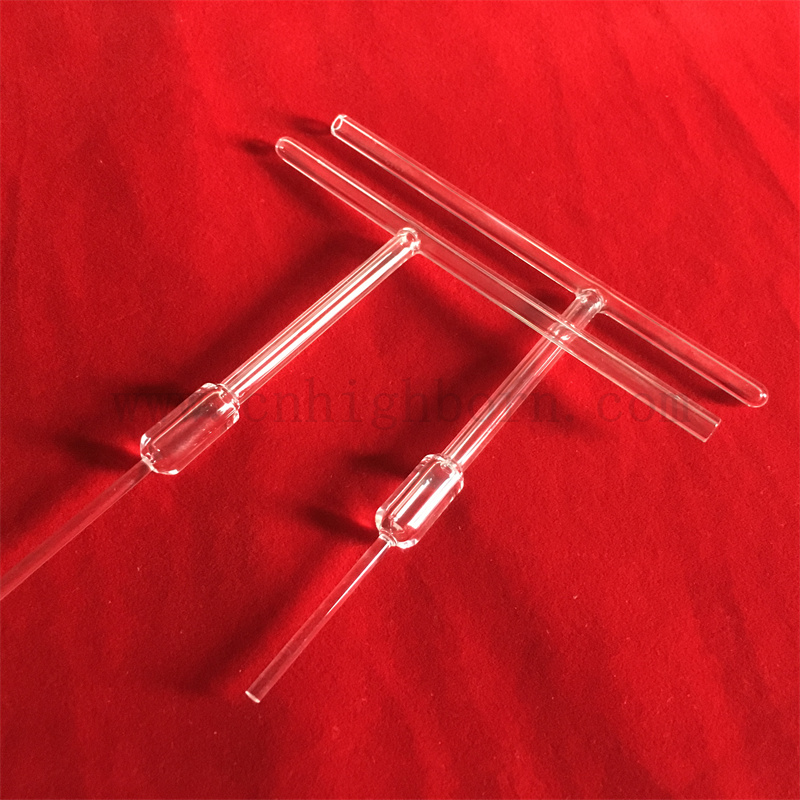 Настраиваемая размер высокотемпературная устойчивость к кварцевой стеклянной трубке Прозрачная кварцевая труба