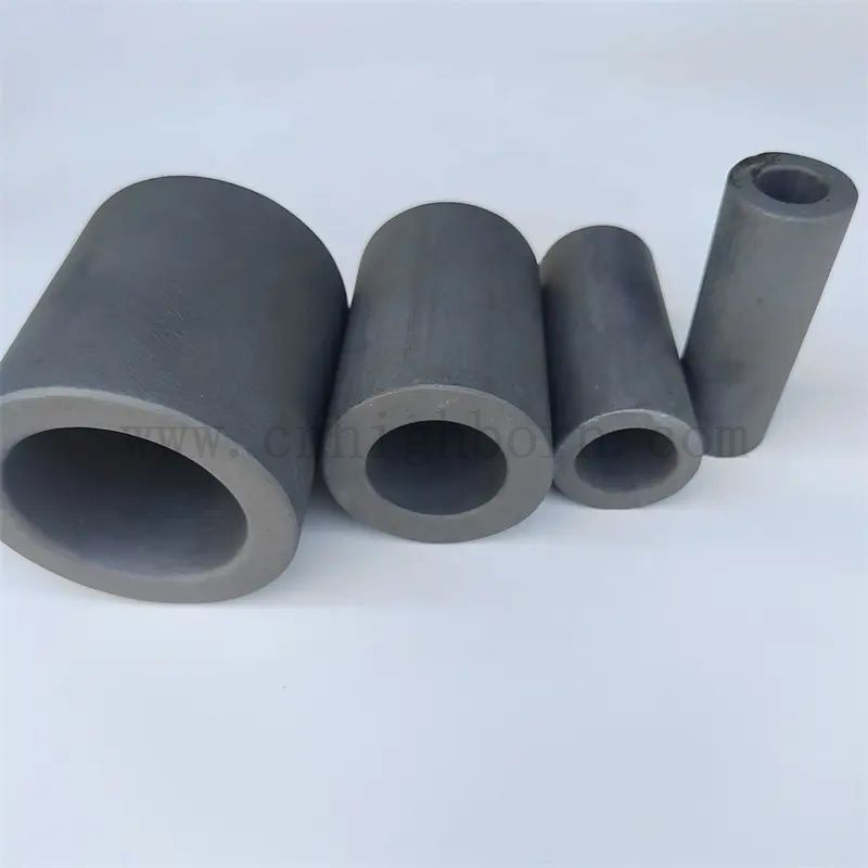 Индивидуальные высокотемпературные керамические трубки кремниевой трубы SSIC Ceramic 