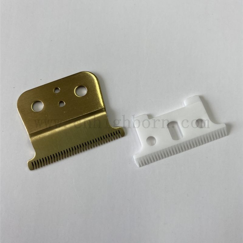 Высокий матч циркония керамические волосы лезвие для лезвия с металлическим парикмахерским лезвием