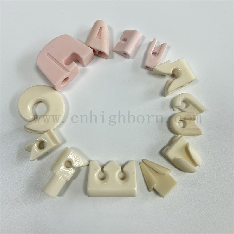 Индивидуальная 99,5% Al2O3 Керамическое керамическое глиноземное керамическое руководство