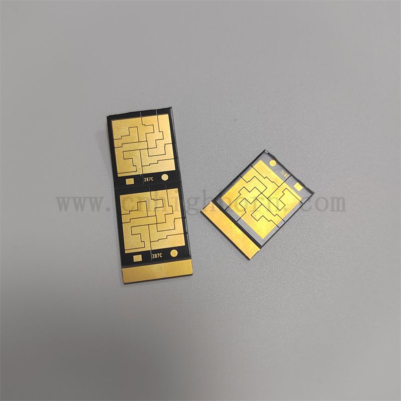Индивидуальная алюмиция AL2O3 DBC DPC AMB Metallized Ceramic Substrate для электронного компонента