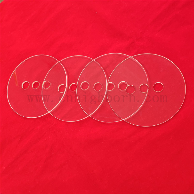 Оптическая линза Перфорированный прозрачный ультрафиолетовый диск jgs1