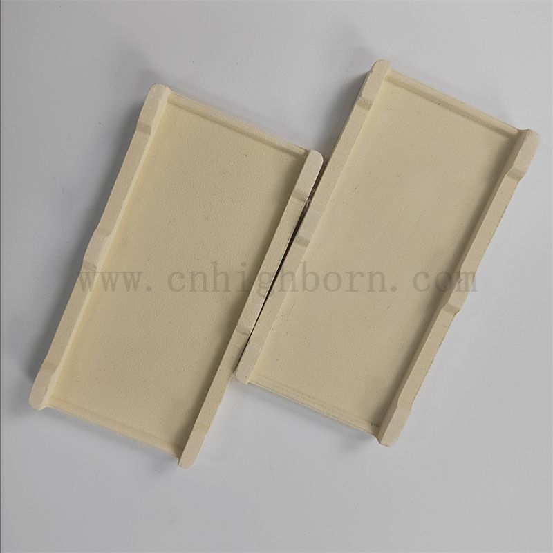 Рефрактерный прямоугольный цирконий керамический саггар Zro2 Ceramic Crucible для таяния золота