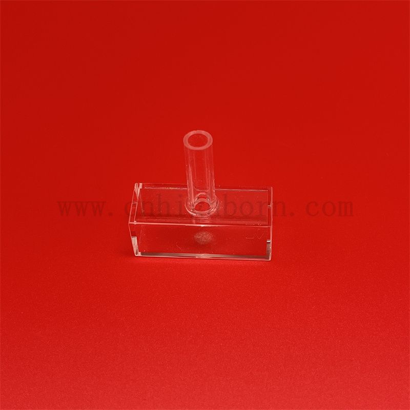 Лабораторные стеклянные полупроводниковые чистые кварцевые стеклянные кювета