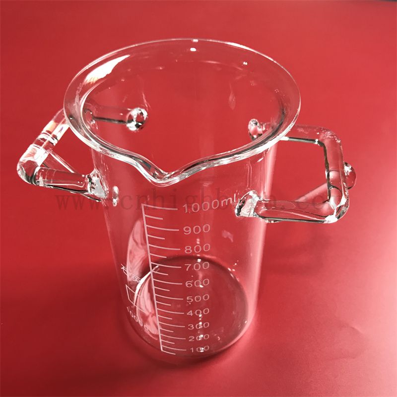 Теплостойкость настраиваемого плавного стакана с помощью Quartz Test с ручками с ручками