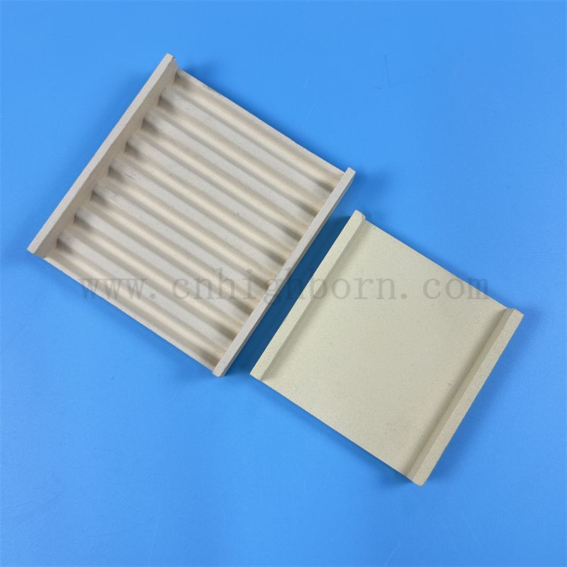 Стабилизированный кальций оксид циркония Zro2 Циркония керамические плоские листы для печи для печи