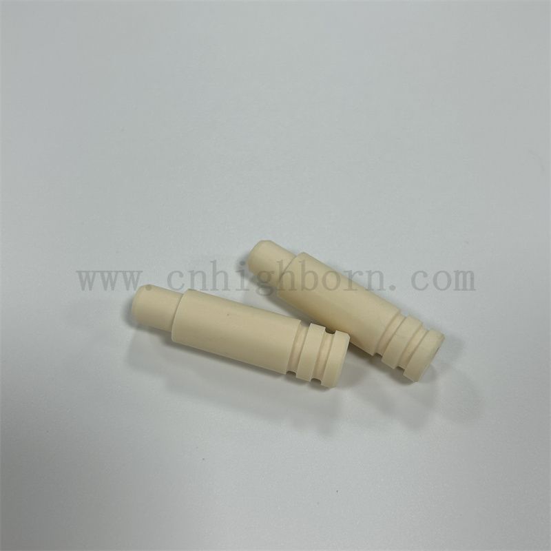 Электрическая изоляционная точность 99 фарфоровой фарфоровой фарфор Al2O3 Керамическая трубка с шагом