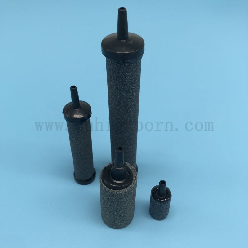  Пользовательский серый цвет аквариумный цилиндр квадратный колонна пузырьковый воздушный камень