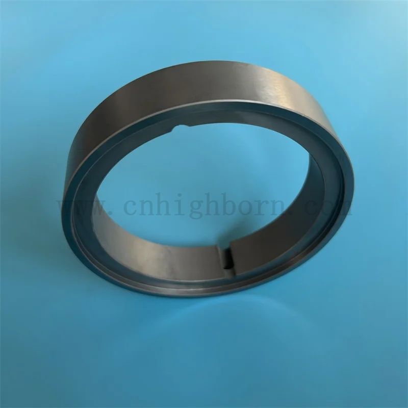 Изолятор кремниевого керамического керамического кольца с кремниевым кустарником топляет черное керамическое кольцо