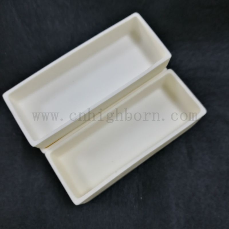 Рефрактерный Corundum Ceramic Boat Boat 99% Al2O3 Керамический нагреватель
