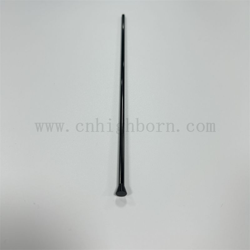 Пользовательский черный керамический стержень /стержень с оксидом циркония с высокой твердостью устойчив к коррозии