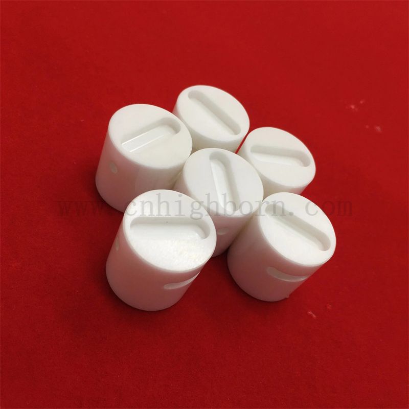 Точная обработка Zro2 Заготовка из циркония керамическая канавка