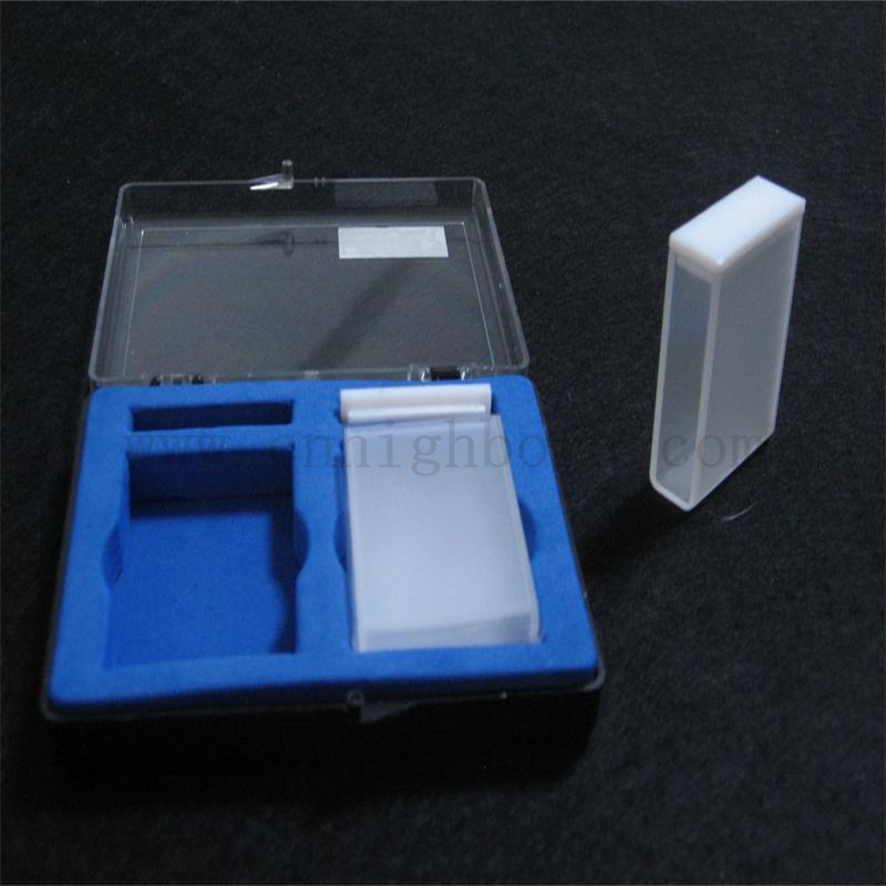 Высокая точность 2 стороны прозрачная или склеиваемая стандартная кварцевая клеточная клетка Кварцевая клетка с длиной легкого пути 30 мм