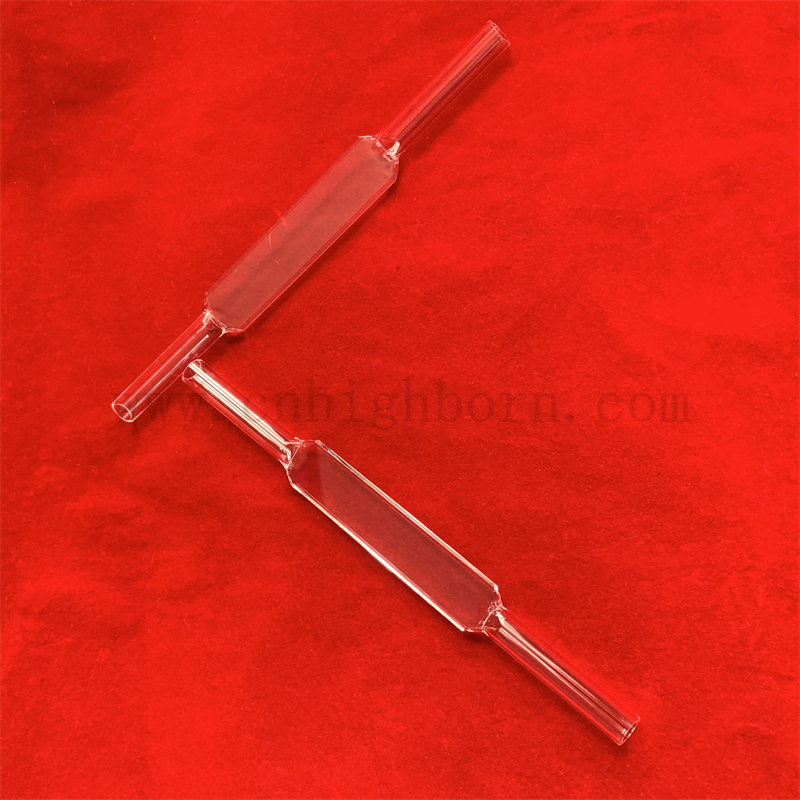 Лабораторная посуда индивидуальные размеры высокий точный поток через спектрофотометр Кварцевая кювета для ячейки