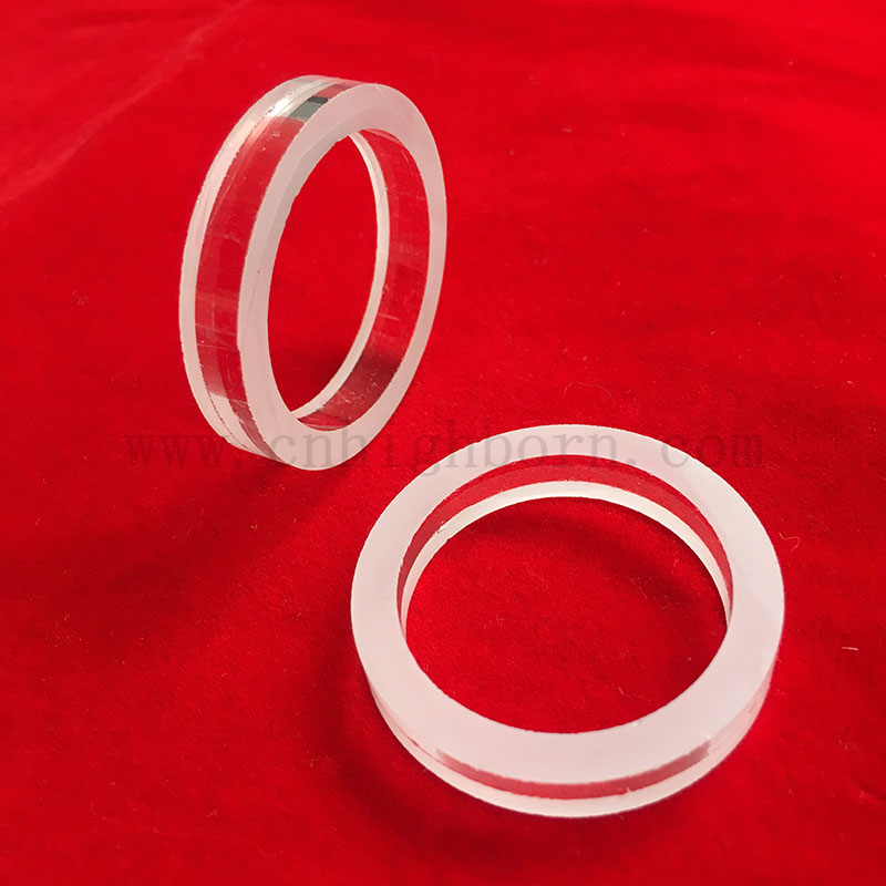 Прозрачный разрез короткий ультрафиолетовый фланце