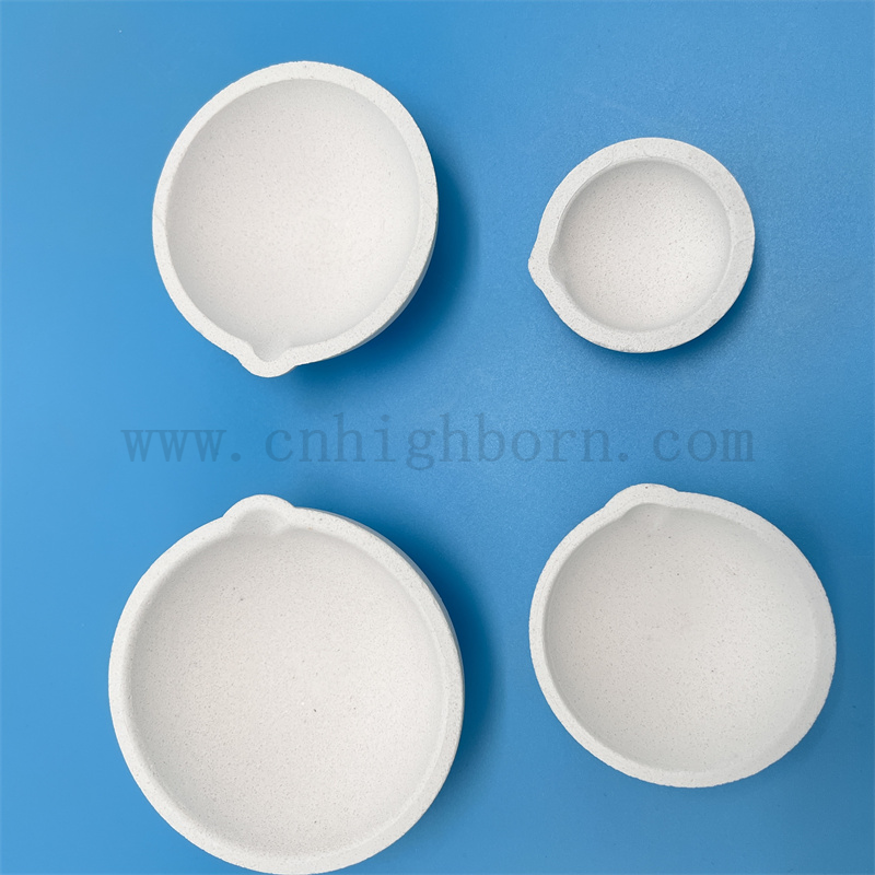 Индивидуальная лабораторная золотая миска таяния Quartz Fused Crucible Crucible