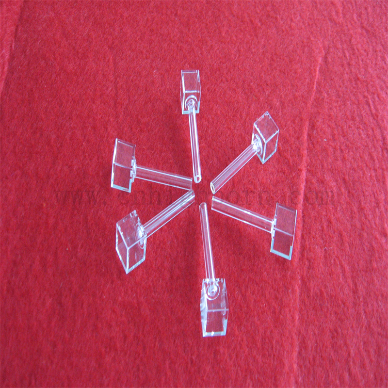 Лабораторная квартальная газовая камера кюветы стеклянная кварцевая кювета