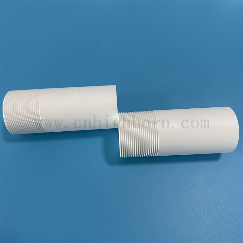 Индивидуальные горячие прессованные шестиугольные BN Bn Nitride Ceramic Contructural Parts BN Трубная нить