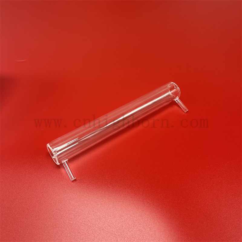 Теплостойкость настройка прозрачные два слоя, слитые кремнетические стеклянные трубки кварца
