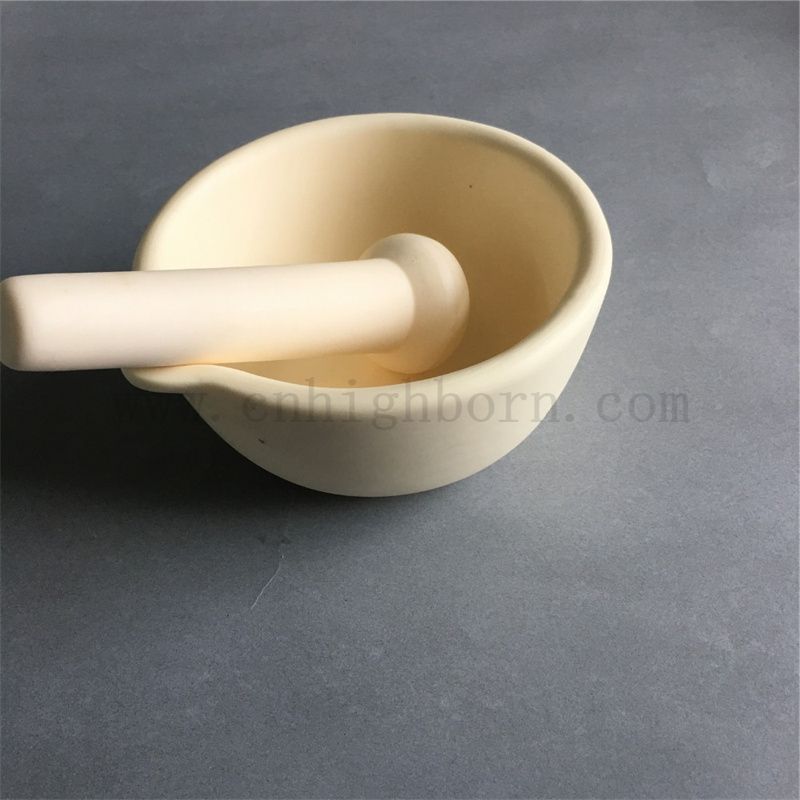 99% AL2O3 Керамический раствор для керамического раствора и фарфоровой шлифовальной миски и стержня для лаборатории для лаборатории