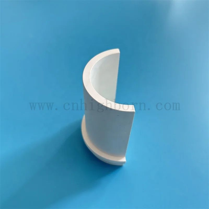 Изолятор бор нитрид нерегулярная часть Высокая теплопроводность BN Ceramic Half Tube/Tipe