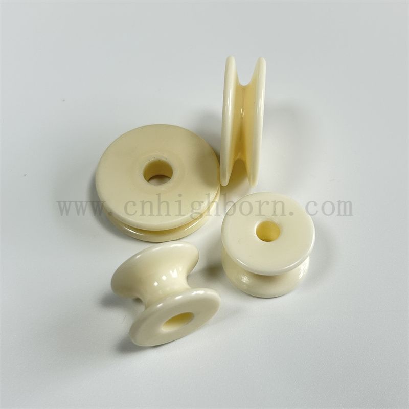 Износостойкий алюминий текстильный керамический эйлет al2o3 Керамическая пряжа проволочная нить направляющая ролик прядильный механизм