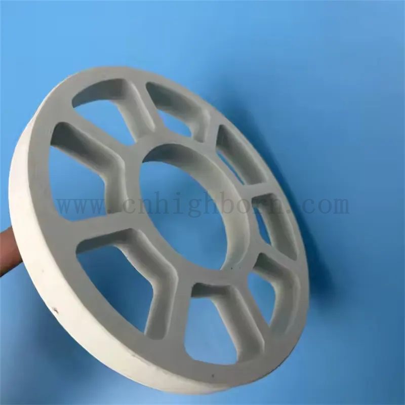 Рефрактерные белые кордиеритовые детали керамическое кольцо для печи