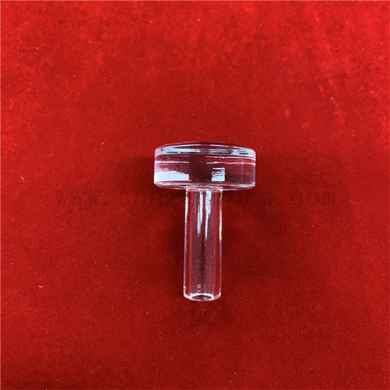 Индивидуальная T -форма с высокой чистотой сливной кремнепловной трубкой теплостойкие прозрачные кварцевые стеклянные трубы