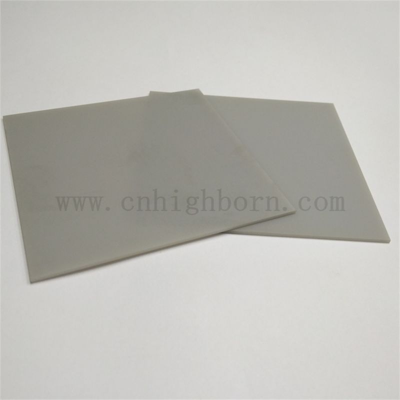 Индивидуальная термостойкая керамическая лист Aln Высокая теплопроводящая алюминиевая нитридная пластина