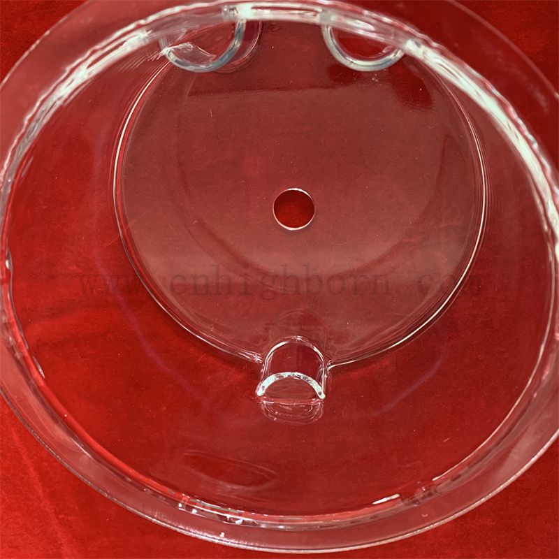 Теплостойкость индивидуальная лабораторная кварцевая стеклянная реакция контейнер