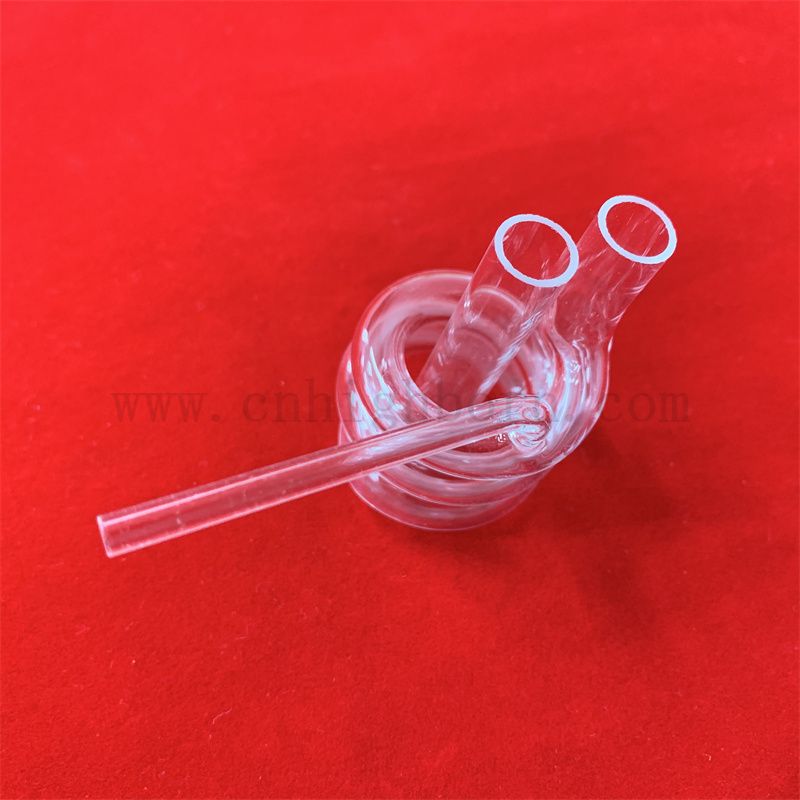 Теплостойкость индивидуальная прозрачная кусочка кремничной стеклянной трубку