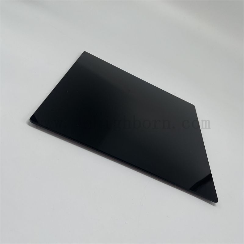 Высокотемпературная квадратная черная микрокристаллическая нагревательная керамическая стеклянная пластина
