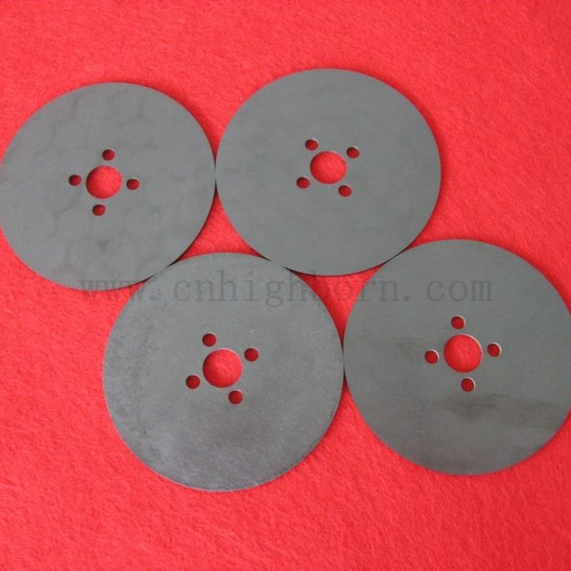 Пользовательская лазерная просверленная черная циркония круглая керамическая диск Zro2 Zro2