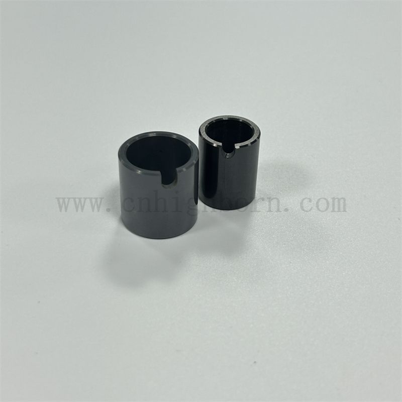Индивидуальная промышленная черная циркониевая керамическая трубка, высокоточная втулка с втулкой, керамические детали Zro2 для применения в конструкциях