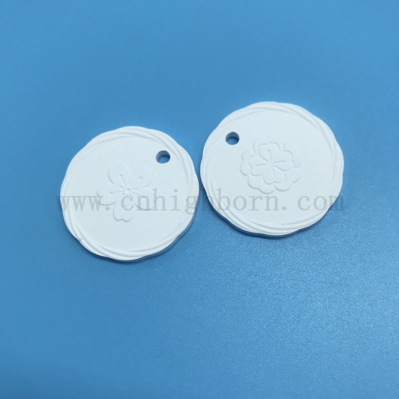 Двухсторонний логотип, пористая керамика, ароматический диффузор из камня, подвесная пластина