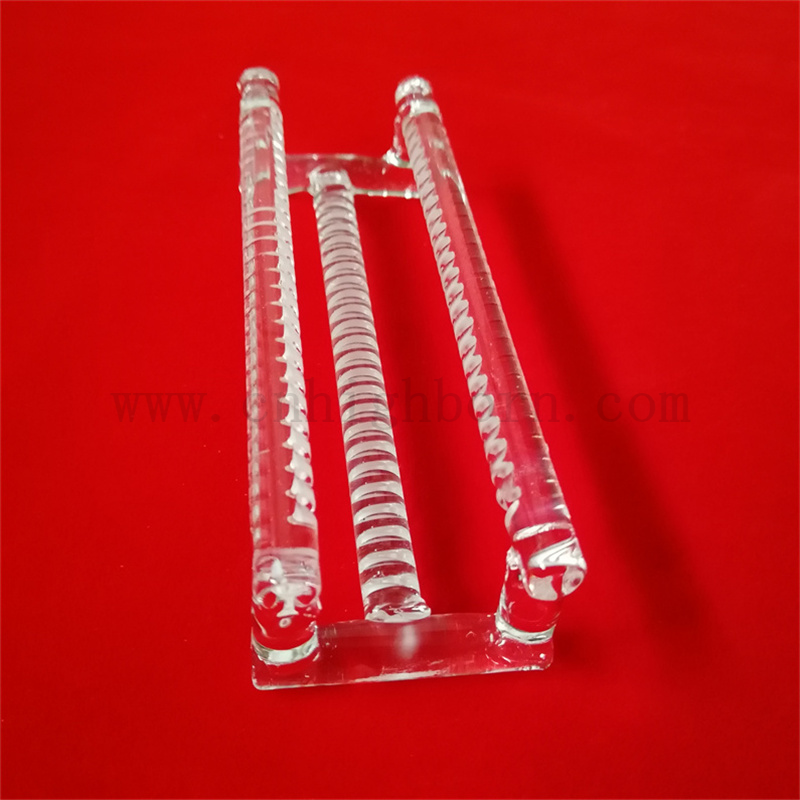 Кварцевый прибор прозрачный Quartz Glass Diffuse Quartz Wafer Carrier для печи