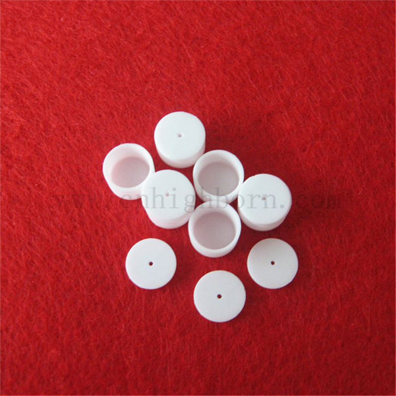 99 Alumina Crucible с настраиваемой крышкой Al2O3 Керамическая аналитическая маленькая лодка