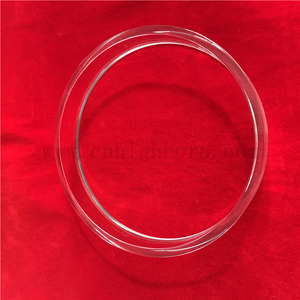 Кольцо из кварцевого стекла с фланцем из кварцевого стекла большого размера по индивидуальному заказу