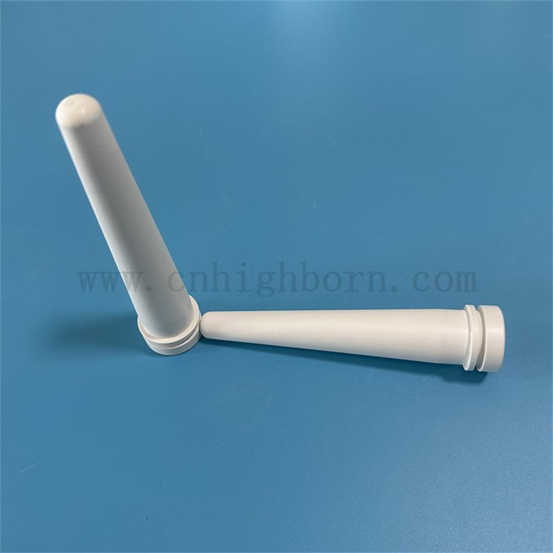 Шестиугольные горячие прессованные 99,7% нитридные керамические трубы бора BN Изоляционные трубки