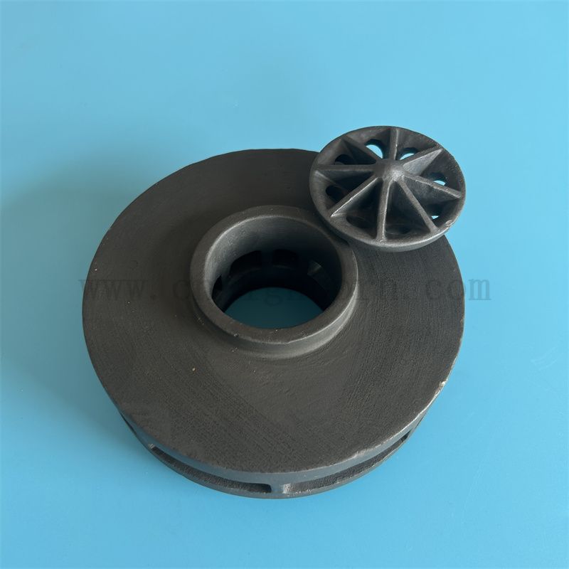 Изолятор кремниевой карбид нерегулярная часть реакция спеченная керамический блок SIC SIC